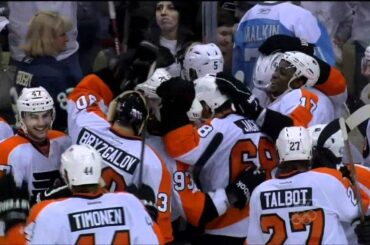 Jakub Voracek OT Winner! Game 1 ECQF Flyers @ Pens