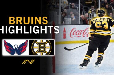 Bruins Highlights: Boston Makes Statement Against Washington Before Holiday Break