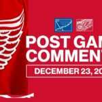 Dylan Larkin, JT Compher, Derek Lalonde Post Game Comments vs STL | Dec. 23, 2024