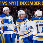 Zach Benson, Jiri Kulich, Jason Zucker Goals & More | Buffalo Sabres Defeat New York Islanders 7-1
