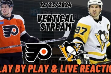 Pittsburgh Penguins vs Philadelphia Flyers Live Reaction | NHL | VERTICAL | Penguins vs Flyers