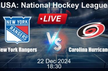 🔴 LIVE: New York Rangers vs Carolina Hurricanes - Live Ice Hockey Score