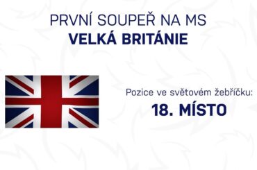 První soupeř na MS: Velká Británie pohledem Matěje Blümela