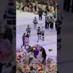 Stanislav Svozil Scores Teddy Bear Toss Goal For The Cleveland Monsters