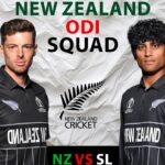 NEW ZEALAND ODI SQUAD HOME SERIES VS SRI LANKA