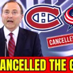 NHL CONSIDERING CANCELING BLUE JACKETS VS. CANADIENS GAME | Montreal Canadiens News