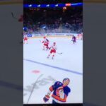 #53 Casey Cizikas takes a puck to his throat. Left the game.