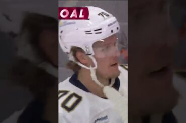 Evan Bouchard falls and Jesper Boqvist capitalizes on shorthanded breakaway #nhl #hockey