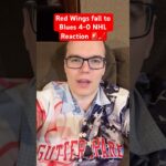 Red Wings fall to Blues 4-0 NHL Reaction 🚨🏒