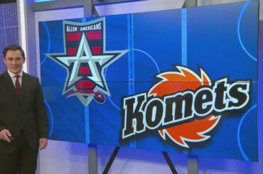 Dugan's hat trick leads Komets to overtime win against Allen Americans