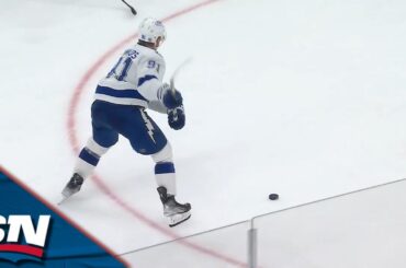 Steven Stamkos Blasts Slapshot For OT Winner After David Pastrnak Stopped On Breakaway
