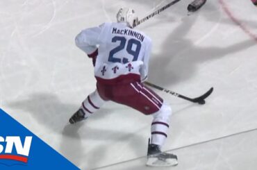 Nathan MacKinnon Scores Beautiful End-To-End Goal