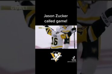 Jason Zucker called game! 🐧 🏒 #pittsburgh #penguins #shorts
