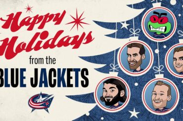 BOOM 💥 Happy Holidays from your Columbus Blue Jackets Family!