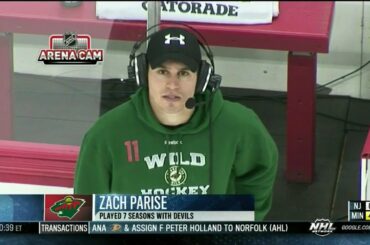 Zach Parise Talk About Playing NJ Devils for First Time. 3OCT13