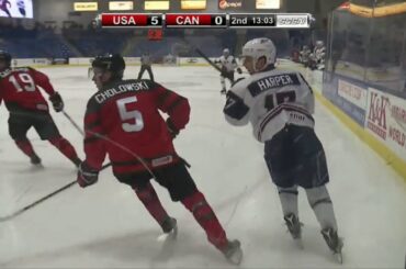 Jonah Gadjovich #19 1A vs USA team white  8/1/2017