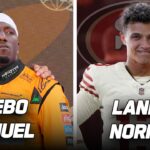 @LandoNorris  Teaches Deebo Samuel How to be a Formula 1 Driver | Game Recognize Game