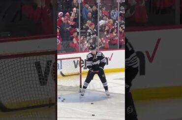 Simon Nemec NJ Devils Warmups Before NHL Debut 12/1 #simonnemec #njdevils #short #shorts #shortvideo