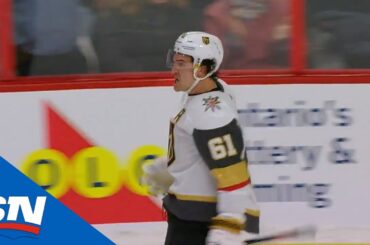 Mark Stone Scores Nice Wraparound Goal Against Senators In Return To Ottawa