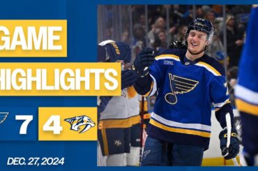 Game Highlights: Blues 7, Predators 4