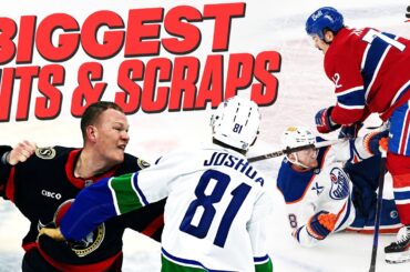 BIGGEST Hits and Scraps of the NHL Season...So Far