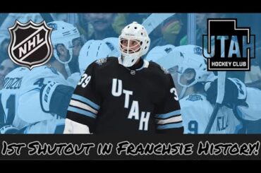 Utah Hockey Club gets 1st Shutout in Jaxson Stauber's debut