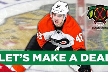 Should Chicago Blackhawks trade for Flyers center Morgan Frost? | CHGO Blackhawks Podcast