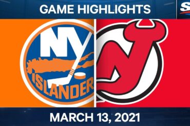 NHL Game Highlights | Islanders vs. Devils – Mar. 13, 2021