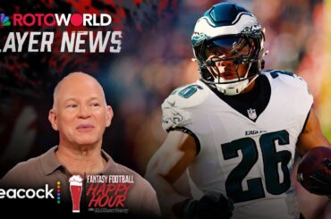 Start Saquon Barkley, A.J. Brown with Jalen Hurts injured | Fantasy Football Happy Hour | NFL on NBC