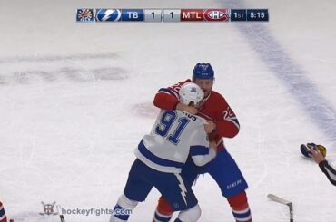 Steven Stamkos vs Karl Alzner Feb 24, 2018