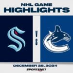 NHL Highlights | Kraken vs. Canucks - December 28, 2024
