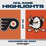 NHL Highlights | Flyers vs. Ducks - December 28, 2024