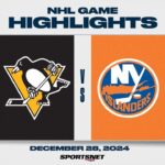 NHL Highlights | Penguins vs. Islanders - December 28, 2024
