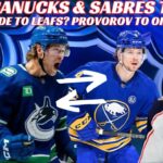 NHL Trade Rumours- Huge Canucks & Sabres Trade? Gourde to Leafs? Provorov to Edm? Rempe Suspension