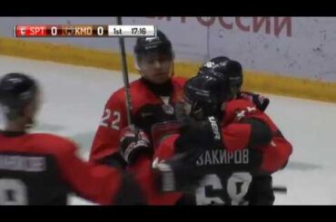 Nov 21, 2018 MHL: Timur Zakirov four goals vs Kuznetskie Medvedi