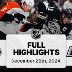 NHL Highlights | Flyers vs. Kings - December 29, 2024
