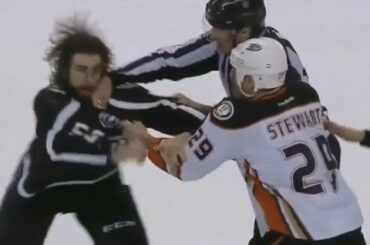 Maroon and Witkowski Drop the Gloves But Don't Fight