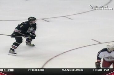 October 5, 2005: Alex Ovechkin scores first NHL goal