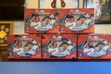 2024 Bowman Baseball 5 Blaster Box Special Holiday FREE Group Break