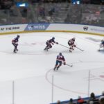 Jack Hughes is stopped by Ilya Sorokin