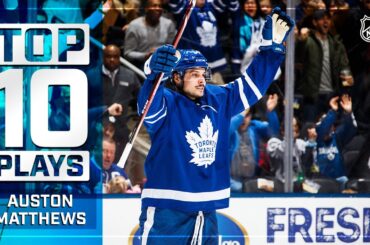 Top 10 Auston Matthews Plays from 2019-20 | NHL