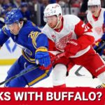 Are the Detroit Red Wings trying to swing a trade with the Buffalo Sabres? Who would they want?