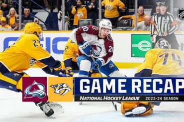Colorado Avalanche vs Nashville Predators | March 02, 2024 | Game Highlights | NHL Regular Season