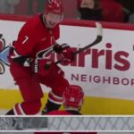 Dmitry Orlov gets the feed from Sean Walker and unloads a slap shot from the circle to t....28.12.24