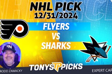 Philadelphia Flyers vs San Jose Sharks 12/31/24 NHL Pick Prediction