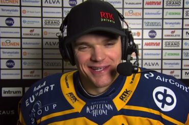 JYP–Lukko 28.12.2024 jälkihaastattelussa Karson Kuhlman