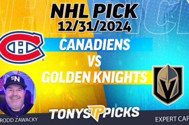 Montreal Canadiens vs Vegas Golden Knights 12/31/24 NHL Pick Prediction