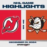 NHL Highlights | Devils vs. Ducks - December 31, 2024