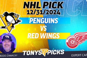 Pittsburgh Penguins vs Detroit Red Wings 12/31/24 NHL Pick Prediction