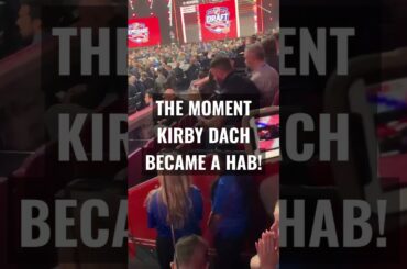 The Moment Kirby Dach Became a Hab!🔵⚪️🔴 (Kirby Dach Trade at 2022 NHL Draft)